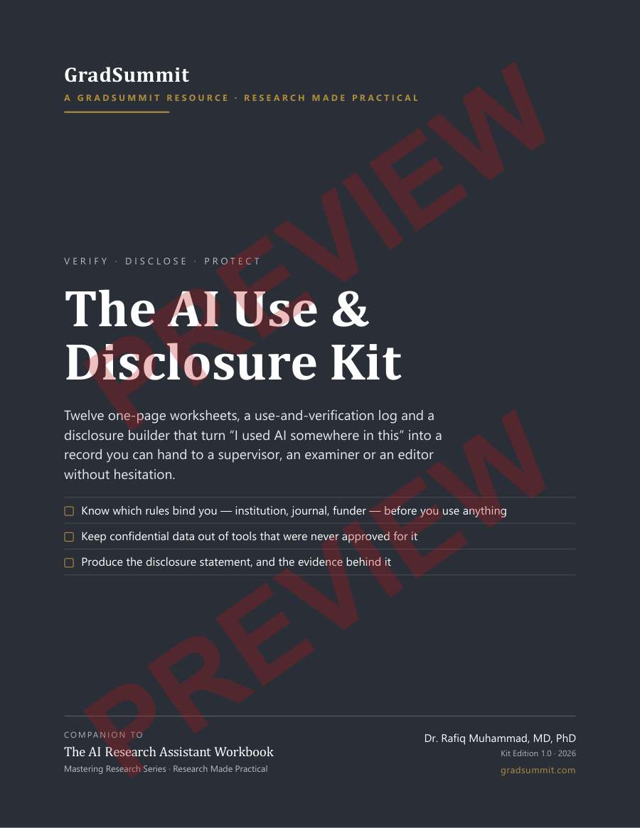 Cover of The AI Use & Disclosure Kit